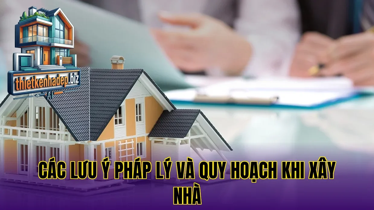 Các lưu ý pháp lý và quy hoạch khi xây nhà