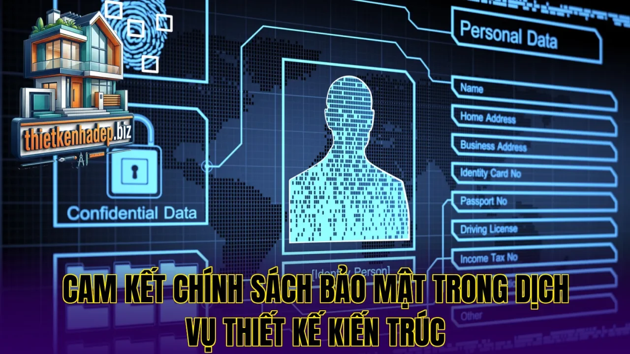 Cam kết chính sách bảo mật trong dịch vụ thiết kế kiến trúc