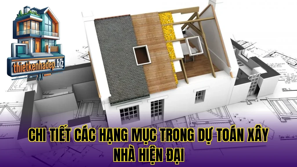 Chi tiết các hạng mục trong dự toán xây nhà hiện đại