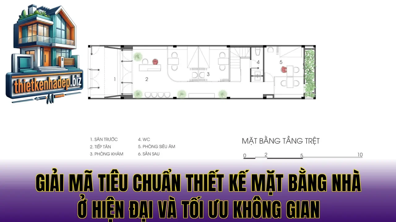 Giải mã tiêu chuẩn thiết kế mặt bằng nhà ở hiện đại và tối ưu không gian