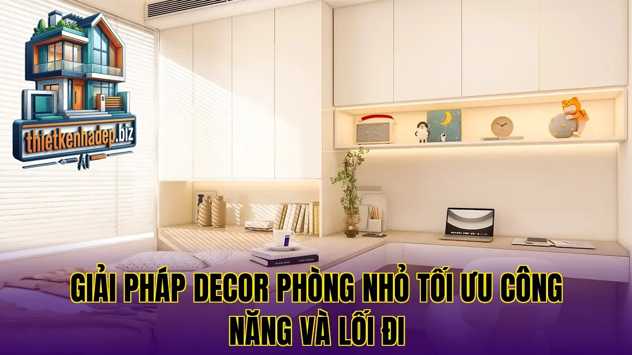 Giải pháp decor phòng nhỏ tối ưu công năng và lối đi