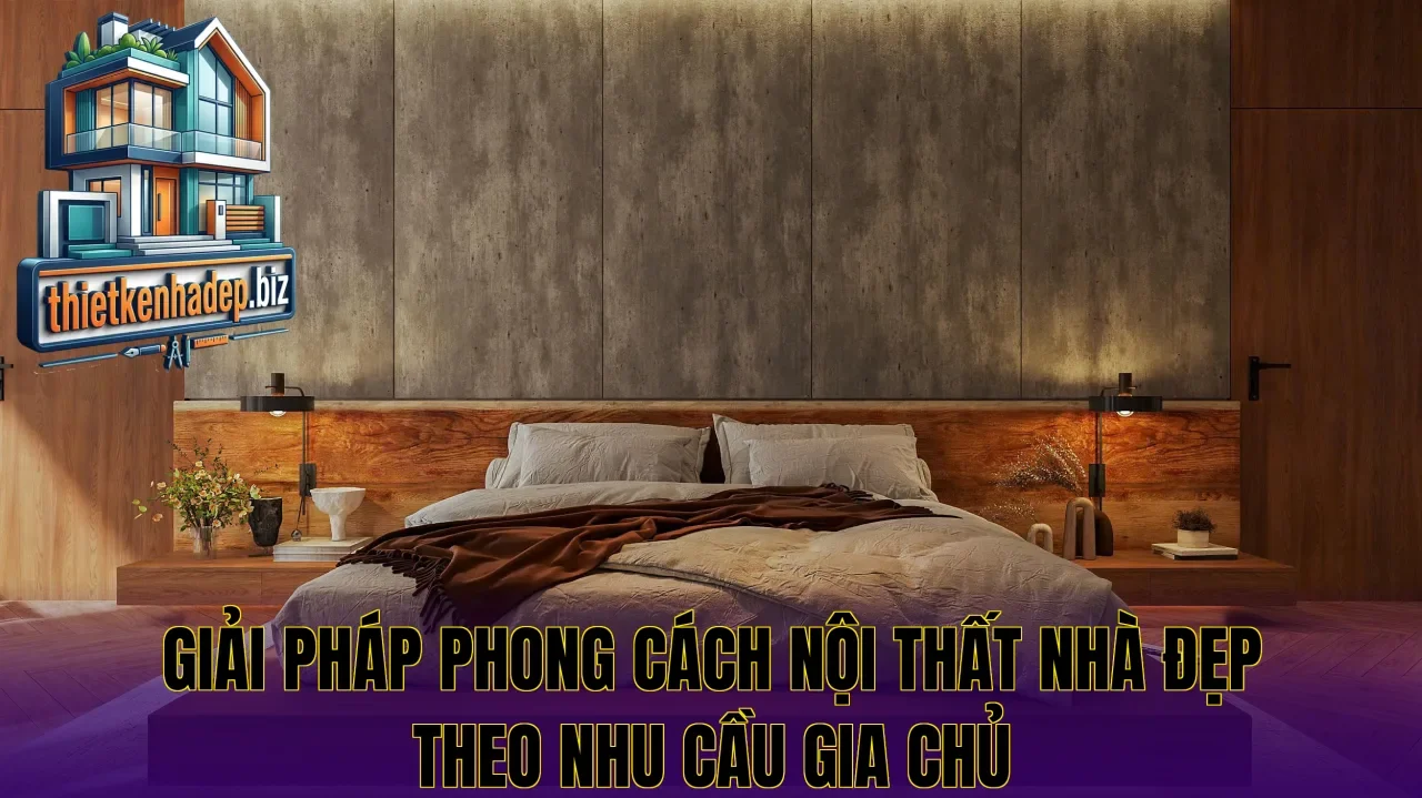 Giải pháp phong cách nội thất nhà đẹp theo nhu cầu gia chủ