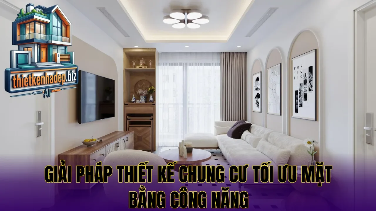 Giải pháp thiết kế chung cư tối ưu mặt bằng công năng