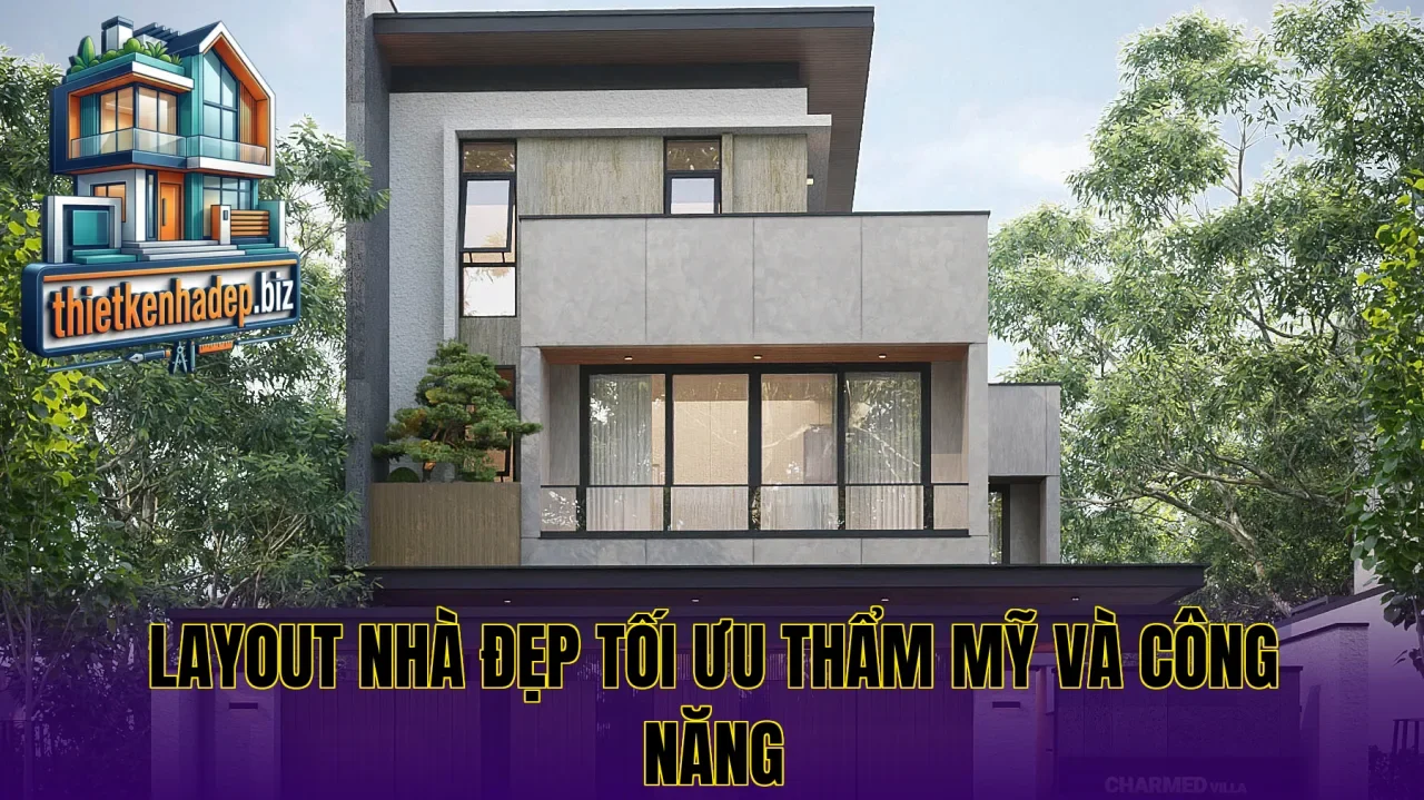 Layout nhà đẹp tối ưu thẩm mỹ và công năng