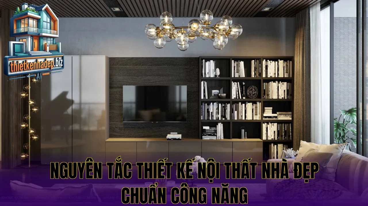 Nguyên tắc thiết kế nội thất nhà đẹp chuẩn công năng