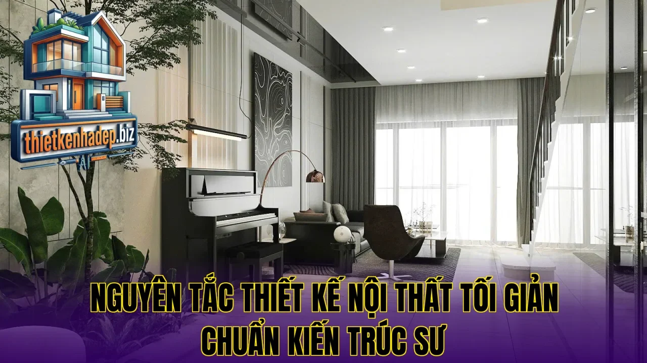 Nguyên tắc thiết kế nội thất tối giản chuẩn kiến trúc sư