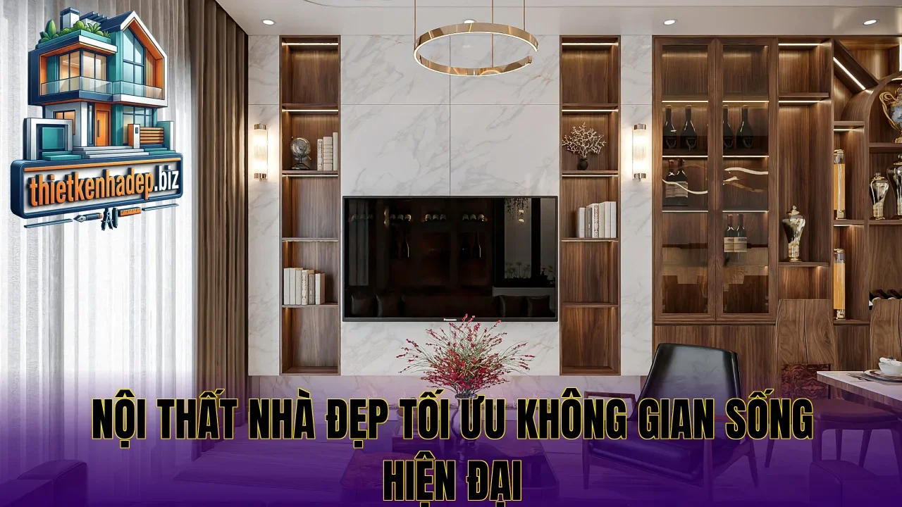 Nội thất nhà đẹp tối ưu không gian sống hiện đại