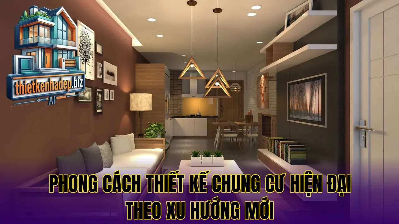 Phong cách thiết kế chung cư hiện đại theo xu hướng mới