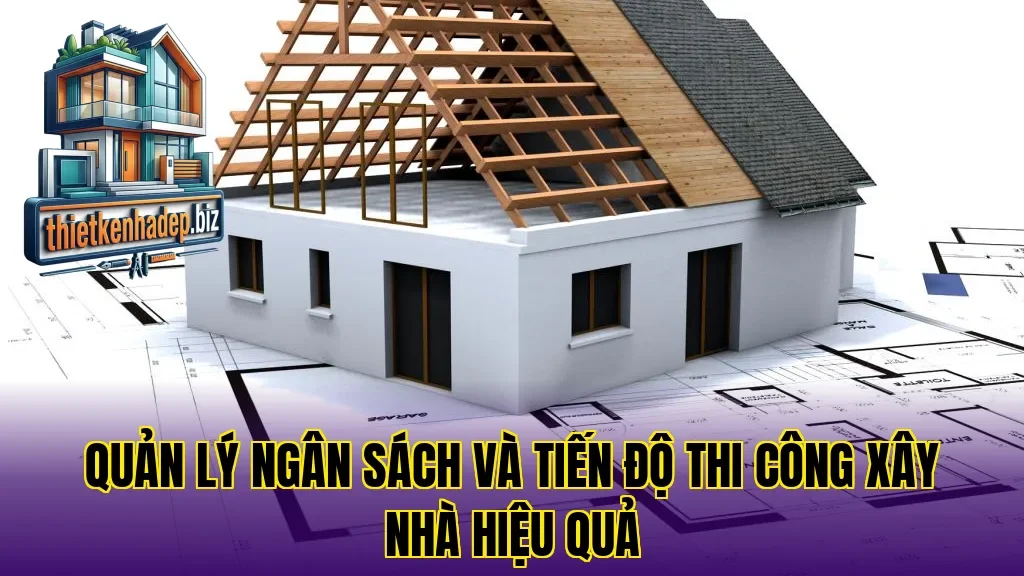 Quản lý ngân sách và tiến độ thi công xây nhà hiệu quả