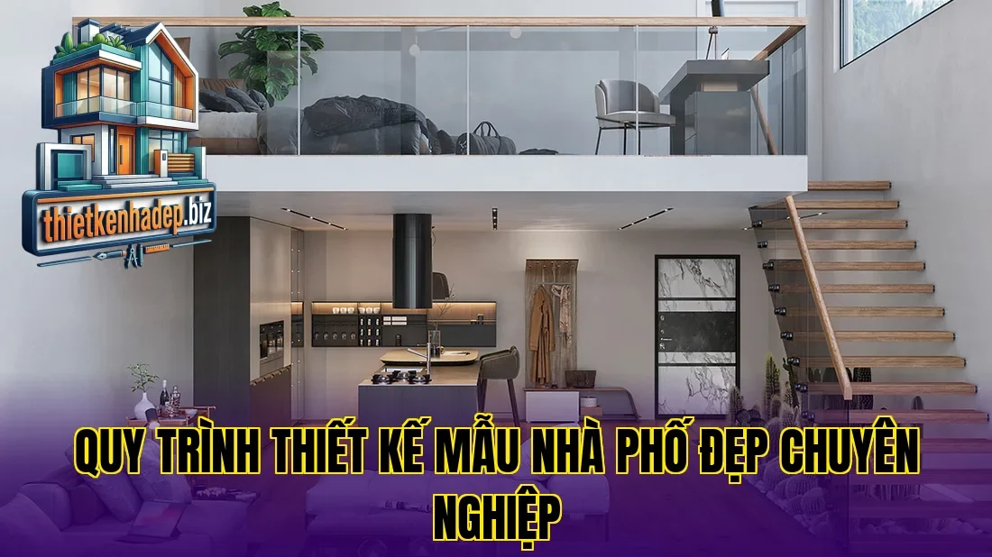 Quy trình thiết kế mẫu nhà phố đẹp chuyên nghiệp