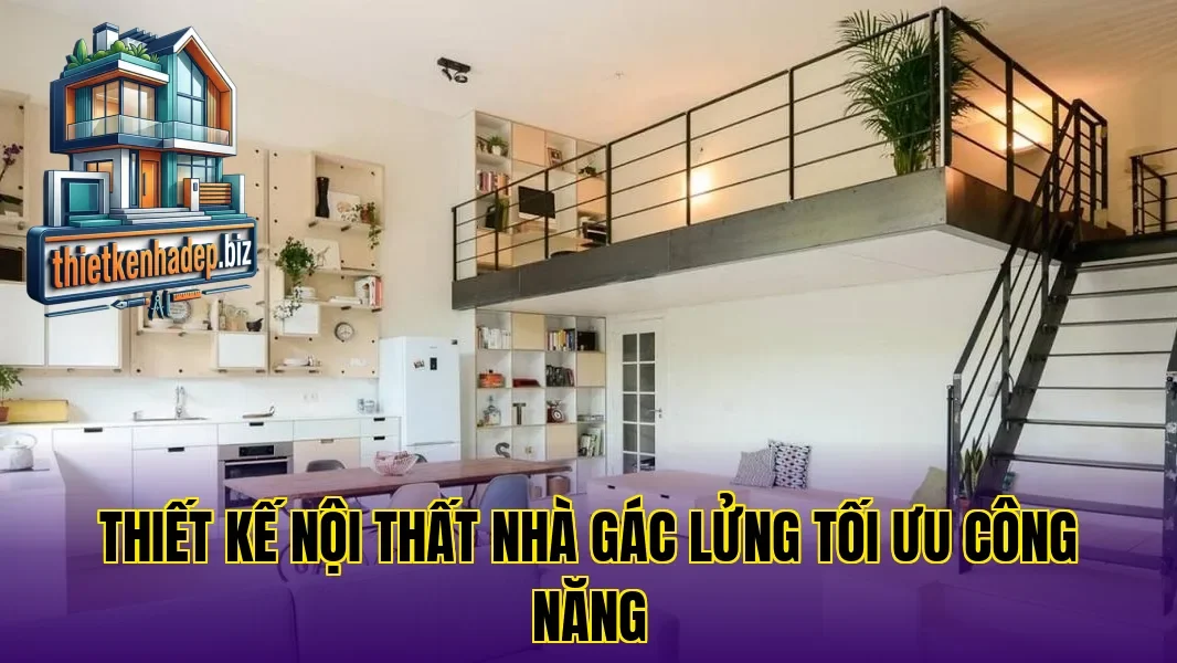 Thiết kế nội thất nhà gác lửng tối ưu công năng