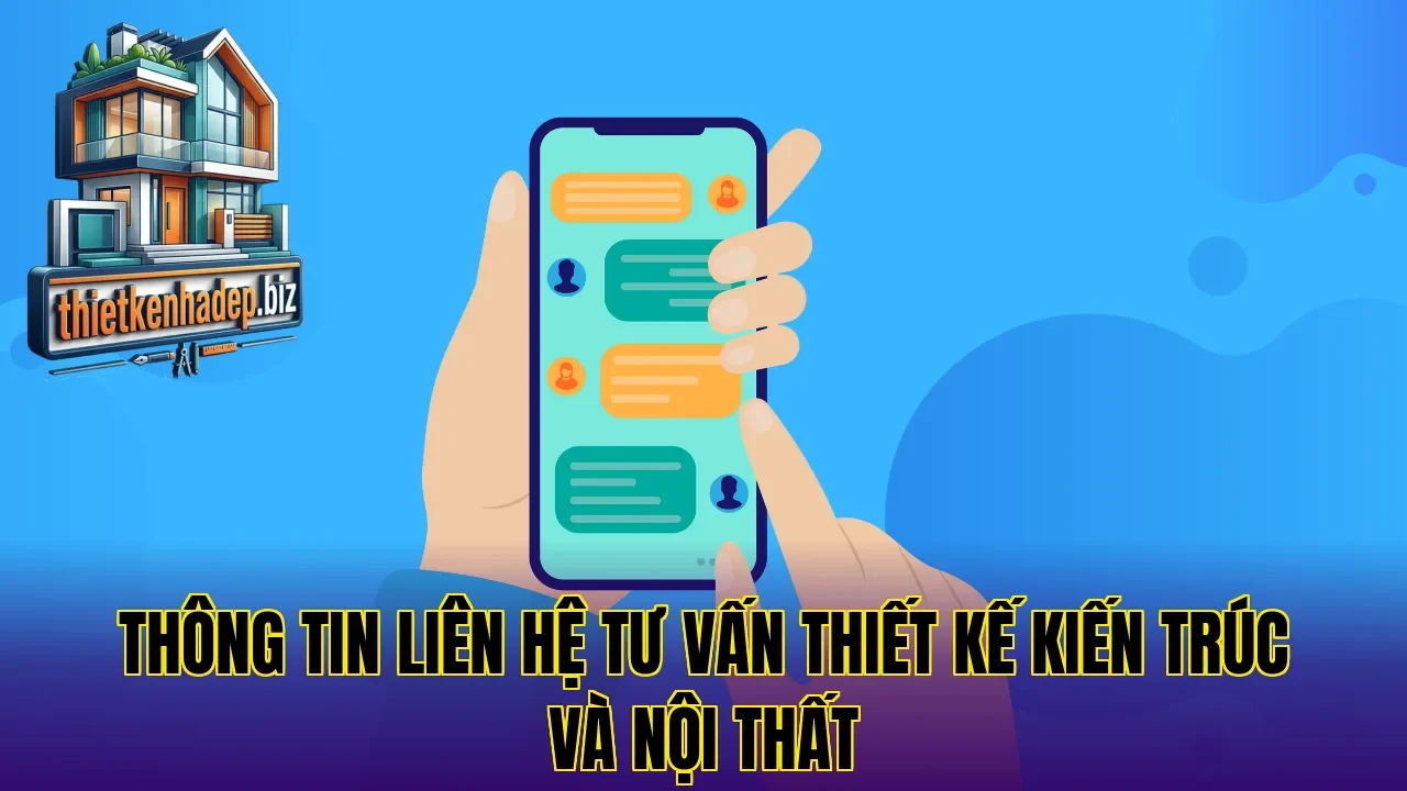 Thông tin liên hệ tư vấn thiết kế kiến trúc và nội thất
