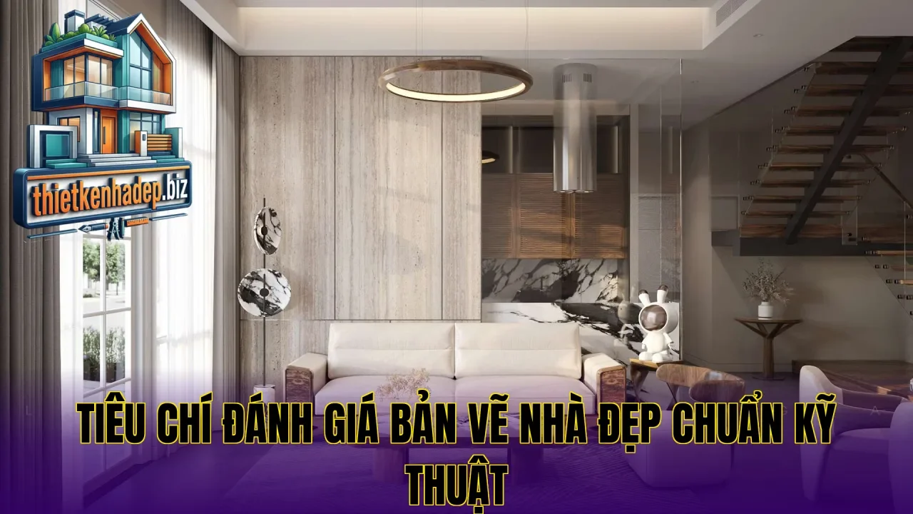 Tiêu chí đánh giá bản vẽ nhà đẹp chuẩn kỹ thuật